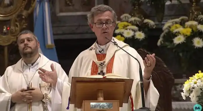 El arzobispo de Buenos Aires, Jorge García Cuerva