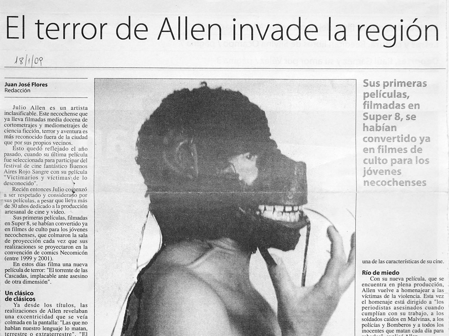 De culto. Se transformó la obra de Julio Allen