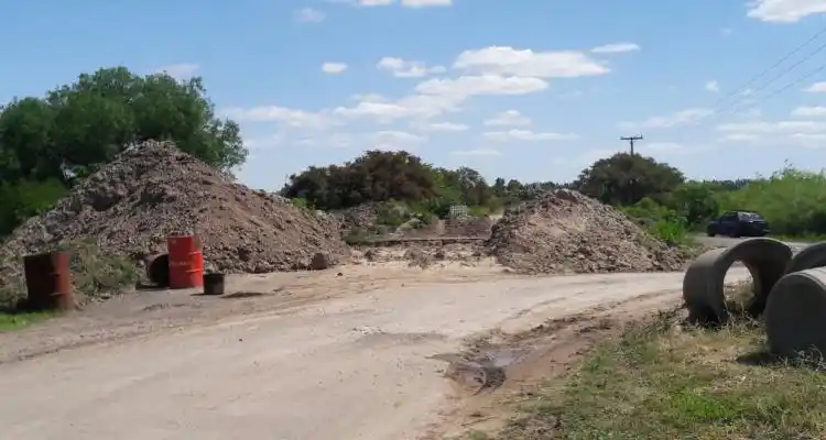 Puente de Obligado: Las obras avanzan con lentitud