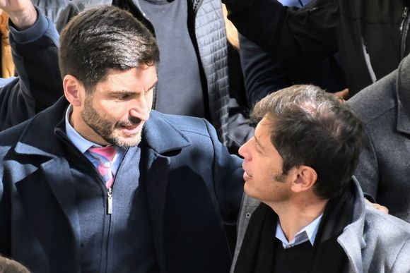 Pullaro recibió a Axel Kicillof en Rosario y se reúnen en Gobernación