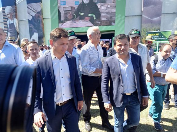 Kicillof inauguró Expoagro y Ramón Salazar acompañó la actividad