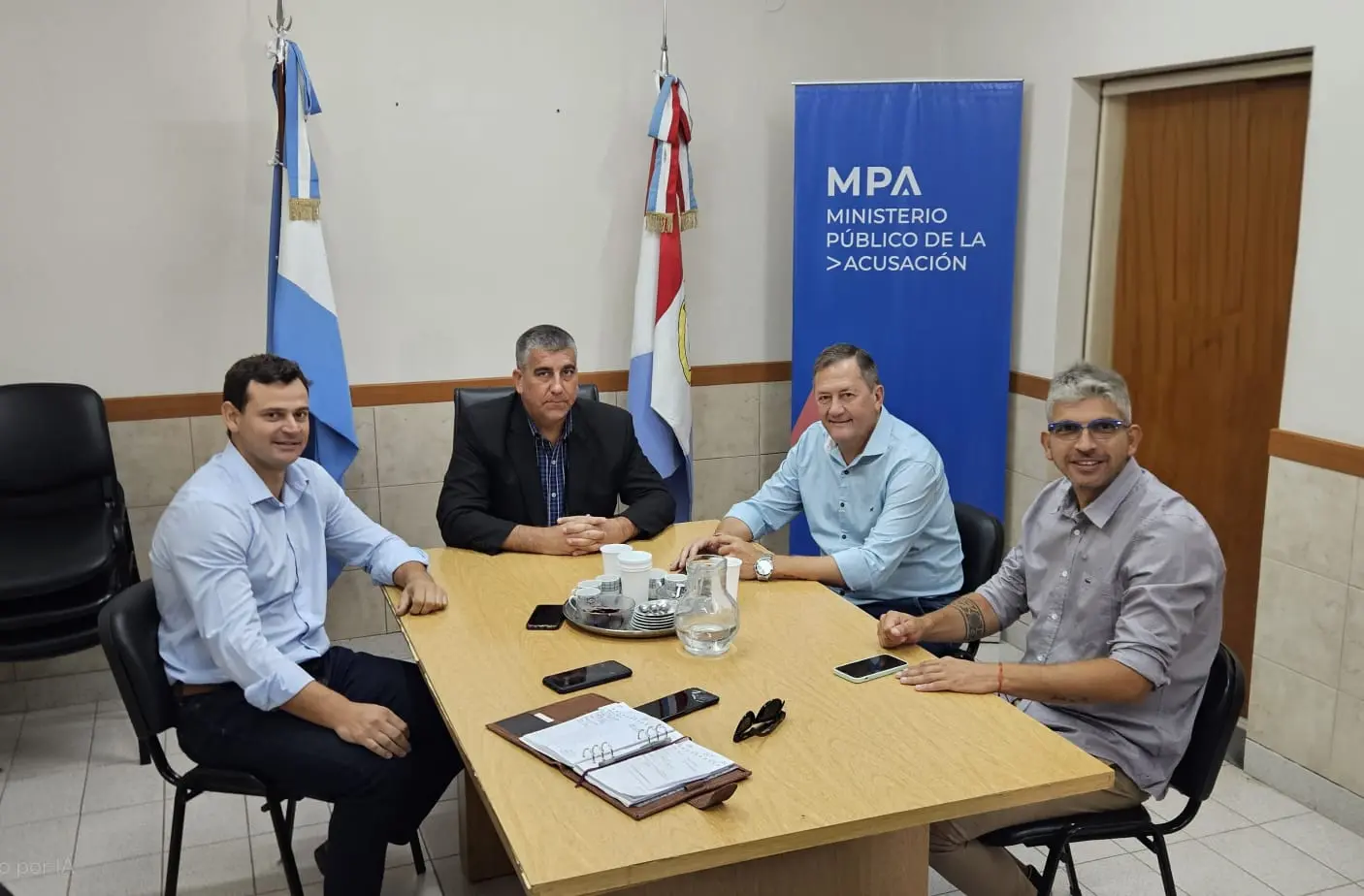 Seguridad: el Fiscal Regional de Rafaela recibió al intendente de San Cristóbal