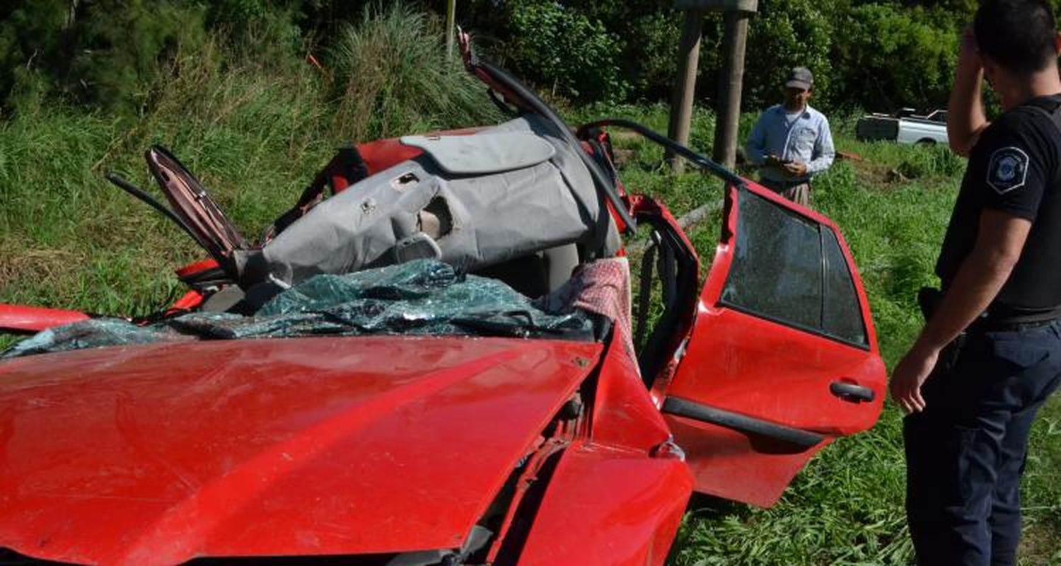 Un muerto y tres niños heridos en la Curva de la Muerte
