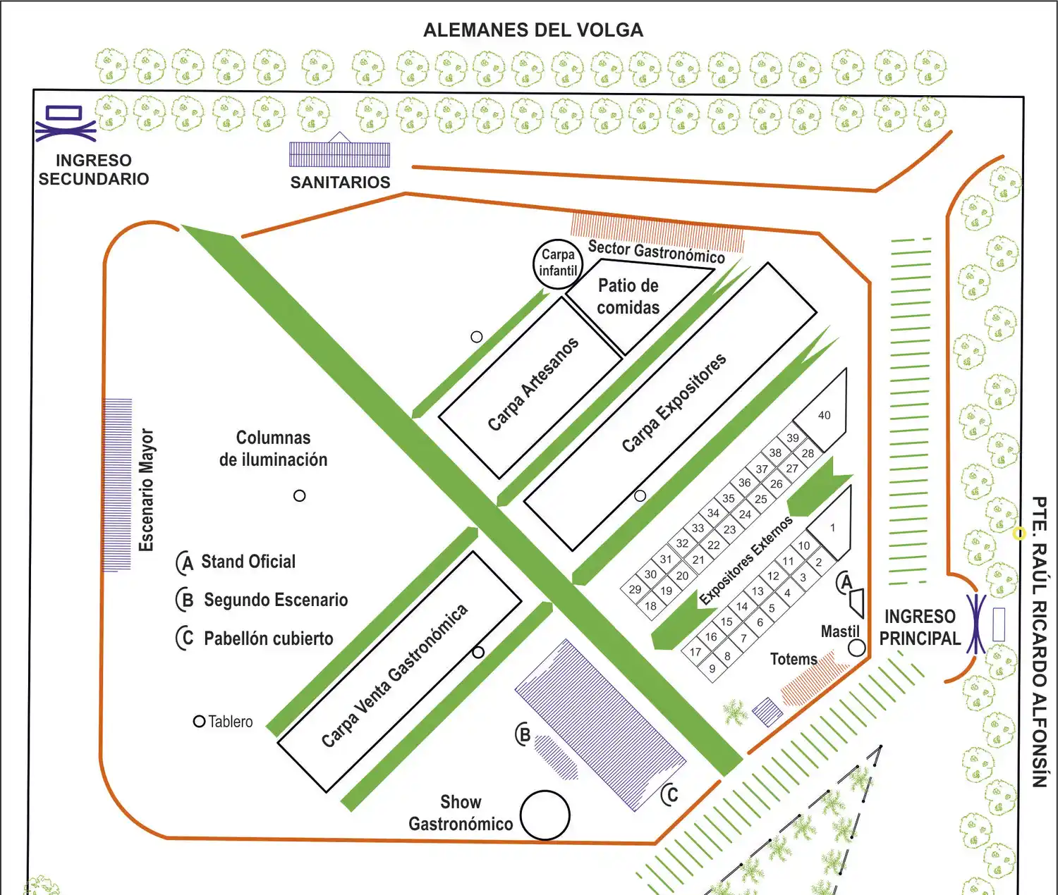 Cómo llegar al predio