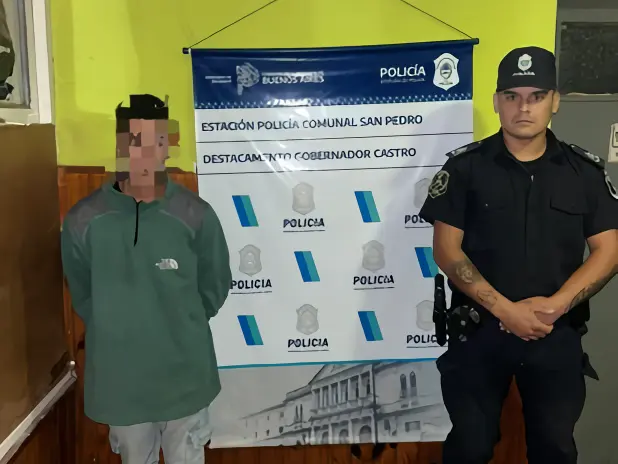 El delincuente es oriundo de San Nicolás.