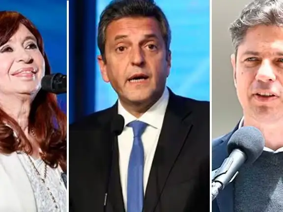 Sin acuerdo por el desdoblamiento de las elecciones, Cristina Kirchner, Sergio Massa y Axel Kicillof reavivan la interna del PJ .