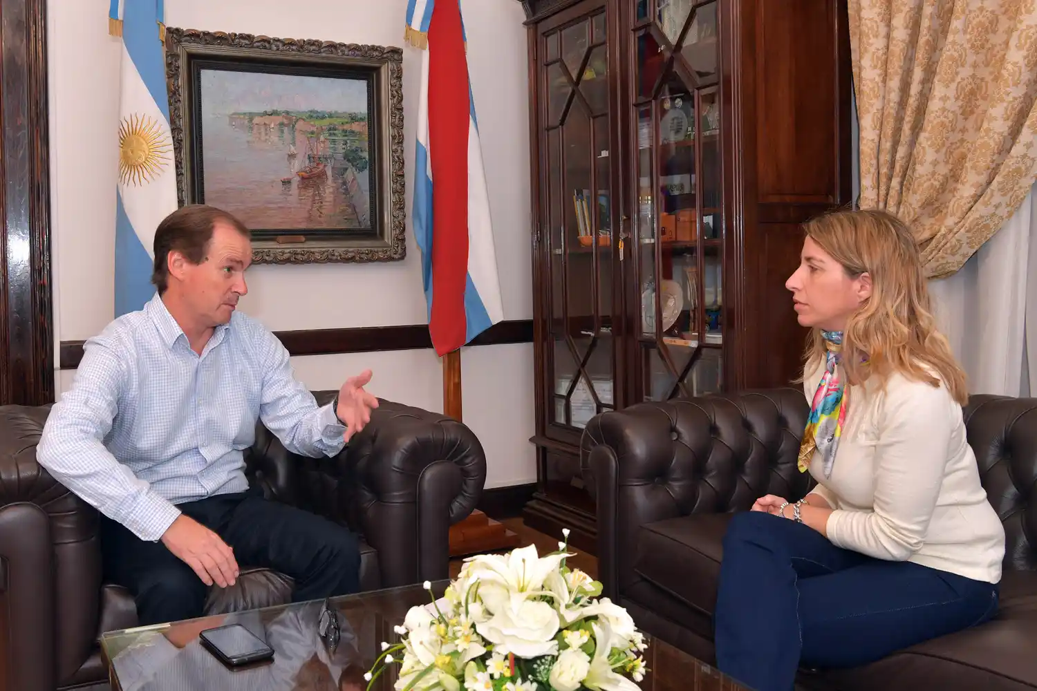 Bordet evaluó con Stratta la marcha de las políticas de desarrollo social