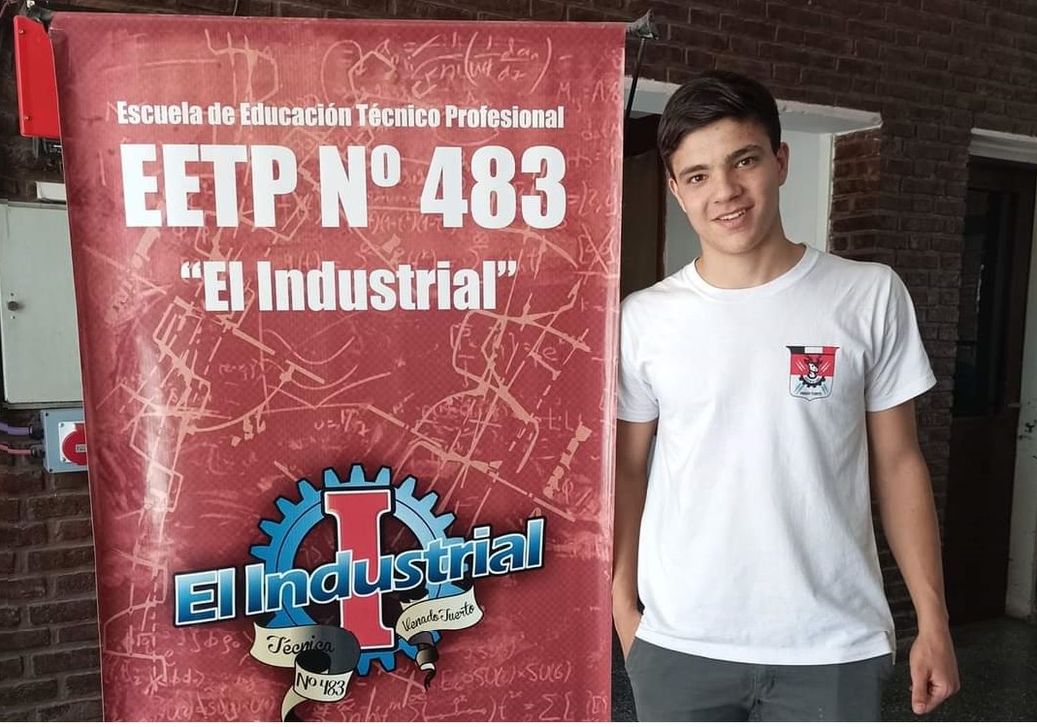 Juan Gabrel Lazzarino, un orgullo para el Colegio El Industrial.