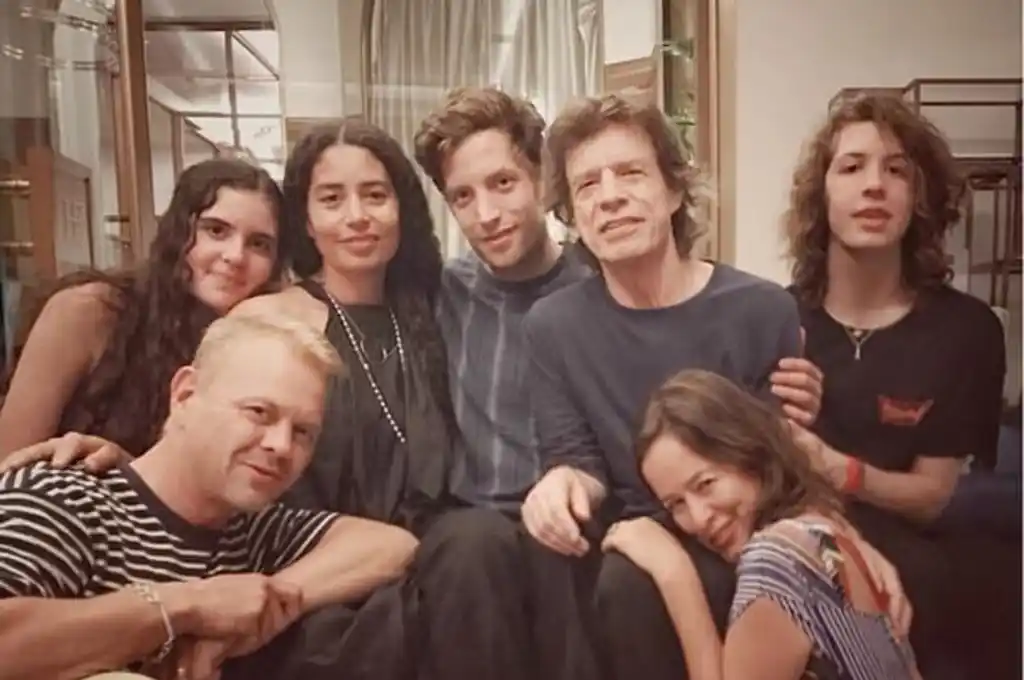 El músico tiene 8 hijos de entre 53 y 6 años.