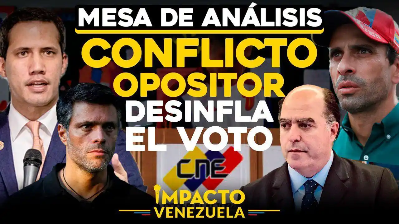 Conflicto opositor desinfla el voto