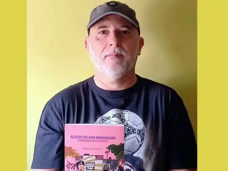 Mario Giannotti y sus “relatos con aura maradoniana”