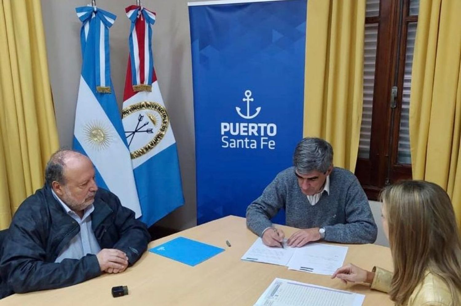 El Puerto de Santa Fe firmó un convenio de cooperación con UTN Santa Fe