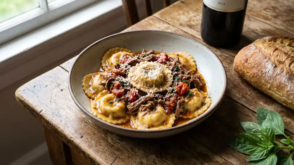 Ravioles de cordero - 1