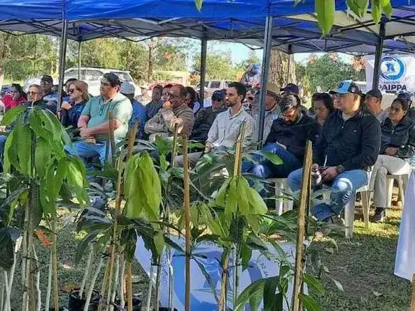 Productores de Laguna Naineck y Riacho He Hé
fueron capacitados en la implantación del mango