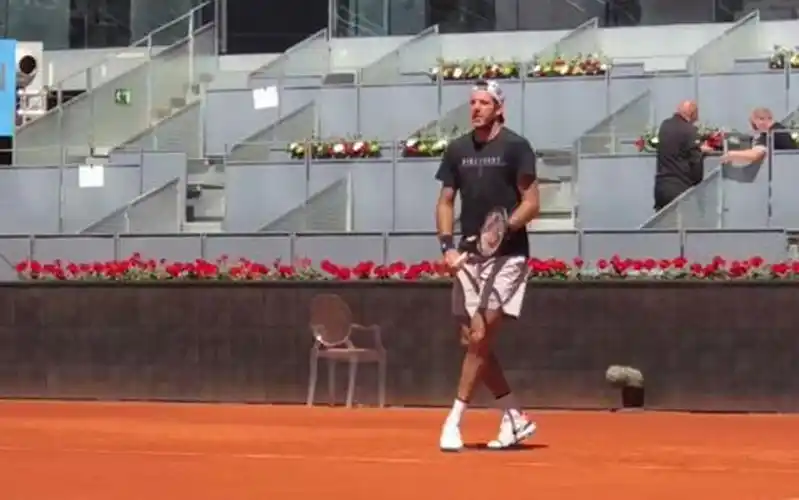 Del Potro se entrena en Madrid para regresar al circuito la semana próxima