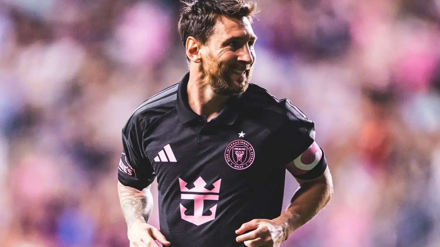 Messi volvió a sonreir.
