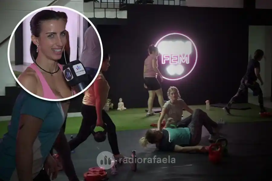Gym Fem se mudó y amplió su gimnasio: "Me gusta entrenar con las mujeres y darles un apoyo"