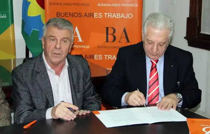 Cuartango y Pacini firmaron convenios para fomentar el empleo en Pergamino