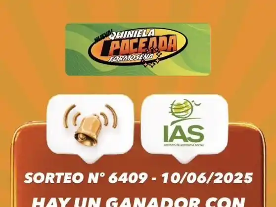 Un apostador ganó 113 millones de 
pesos en la Quiniela Poceada Formoseña