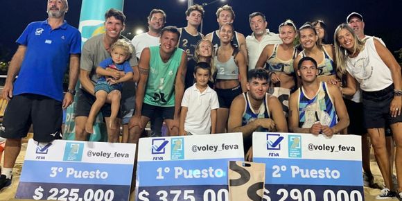 Lombardo volvió a ganar una Etapa del Circuito Argentino de Beach Volley
