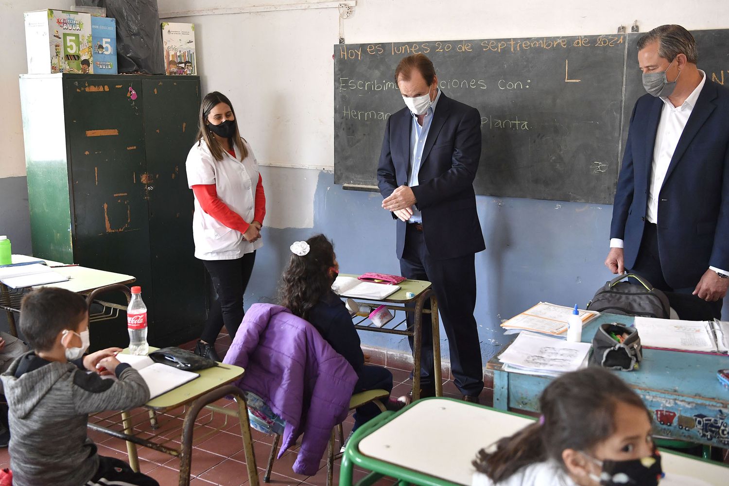 Bordet: "Trabajamos fuertemente en asegurar las condiciones edilicias de las escuelas"