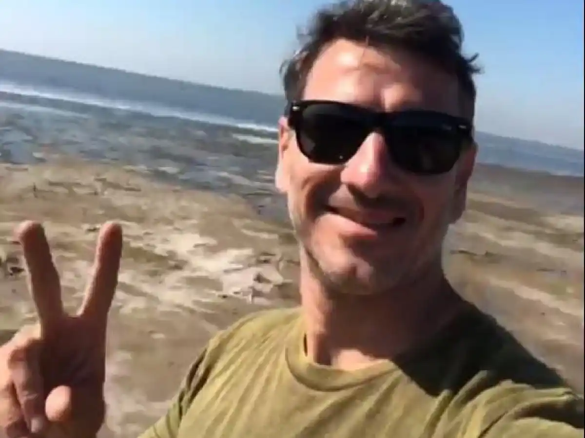 El actor Federico Amador, “impresionado” con la belleza de Mar Chiquita 