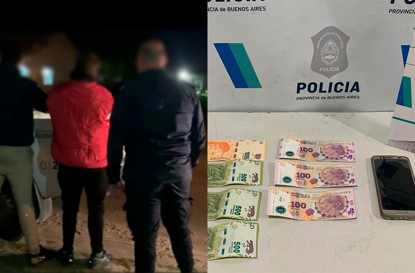 Le roban dinero y el celular en el último barrio al sur