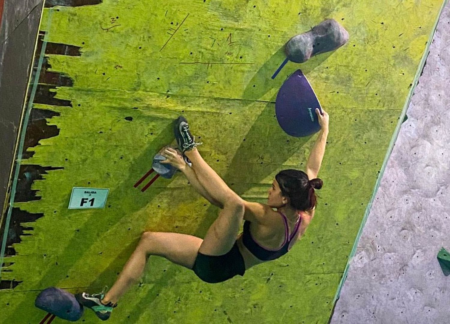 Gran rendimiento de los tandilenses en los regionales de escalada deportiva