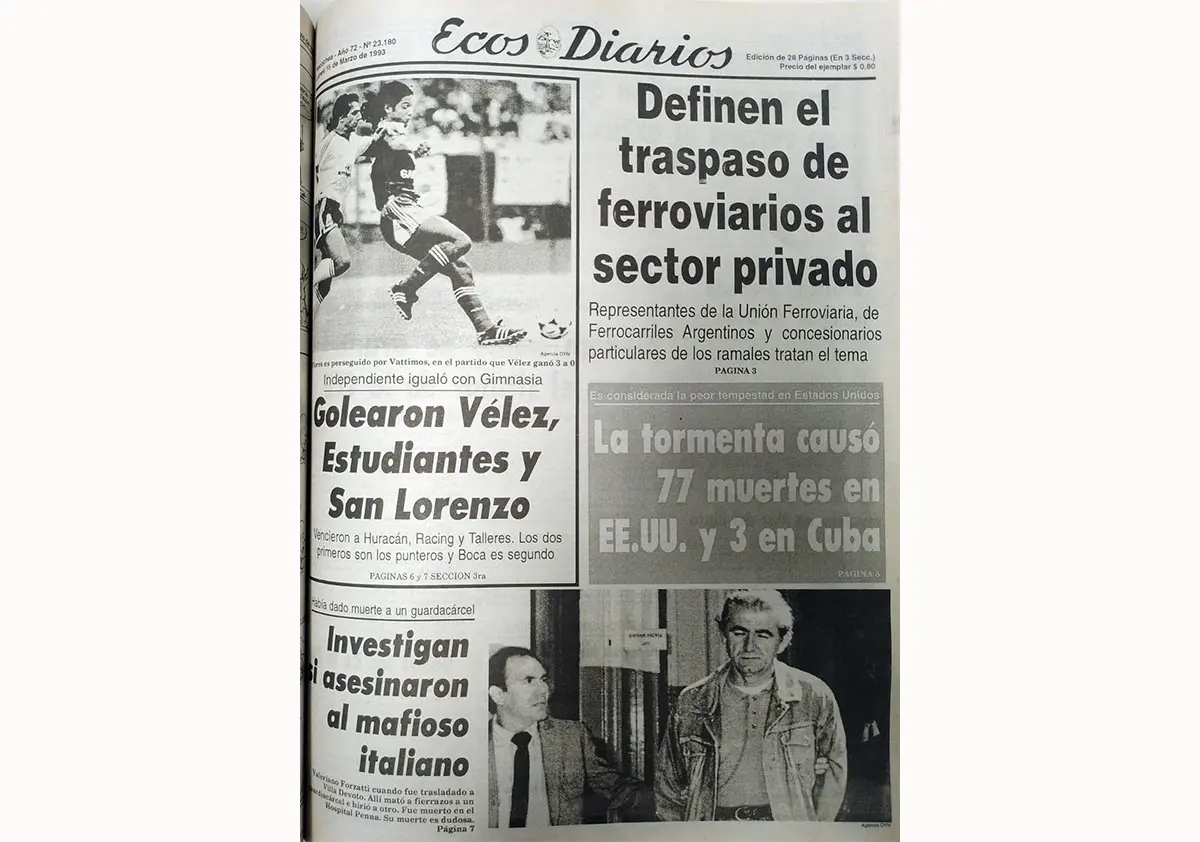 Lunes 15 de marzo de 1993