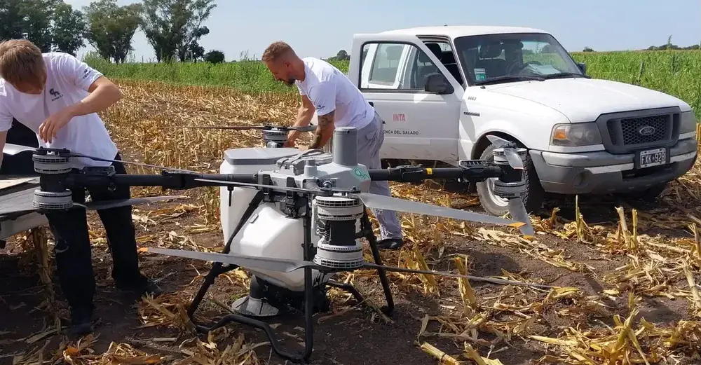 El INTA ve en la siembra aérea con drones una alternativa rápida y sustentable