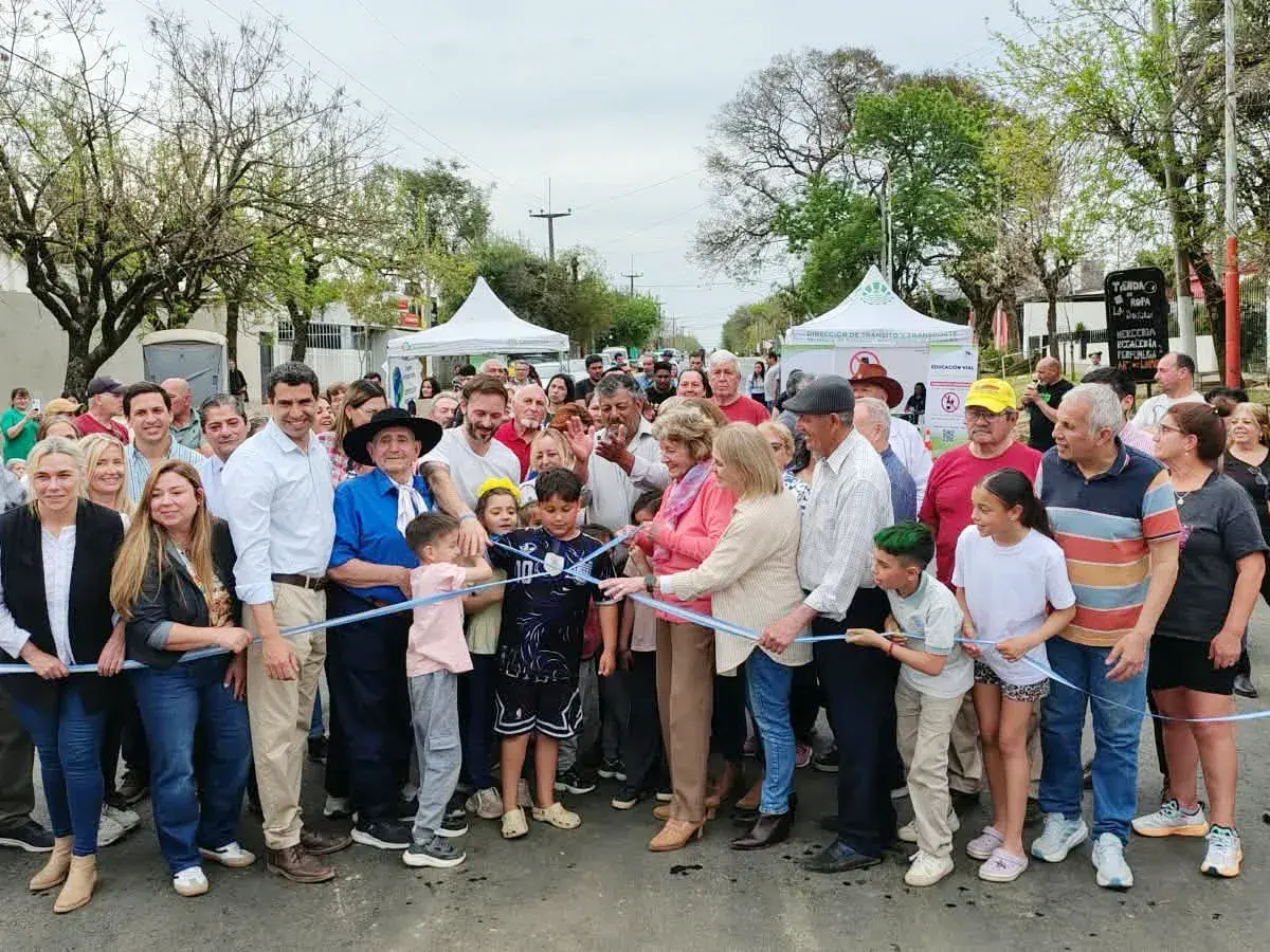La Municipalidad de Concordia inauguró nuevas cuadras pavimentadas con fondos propios
