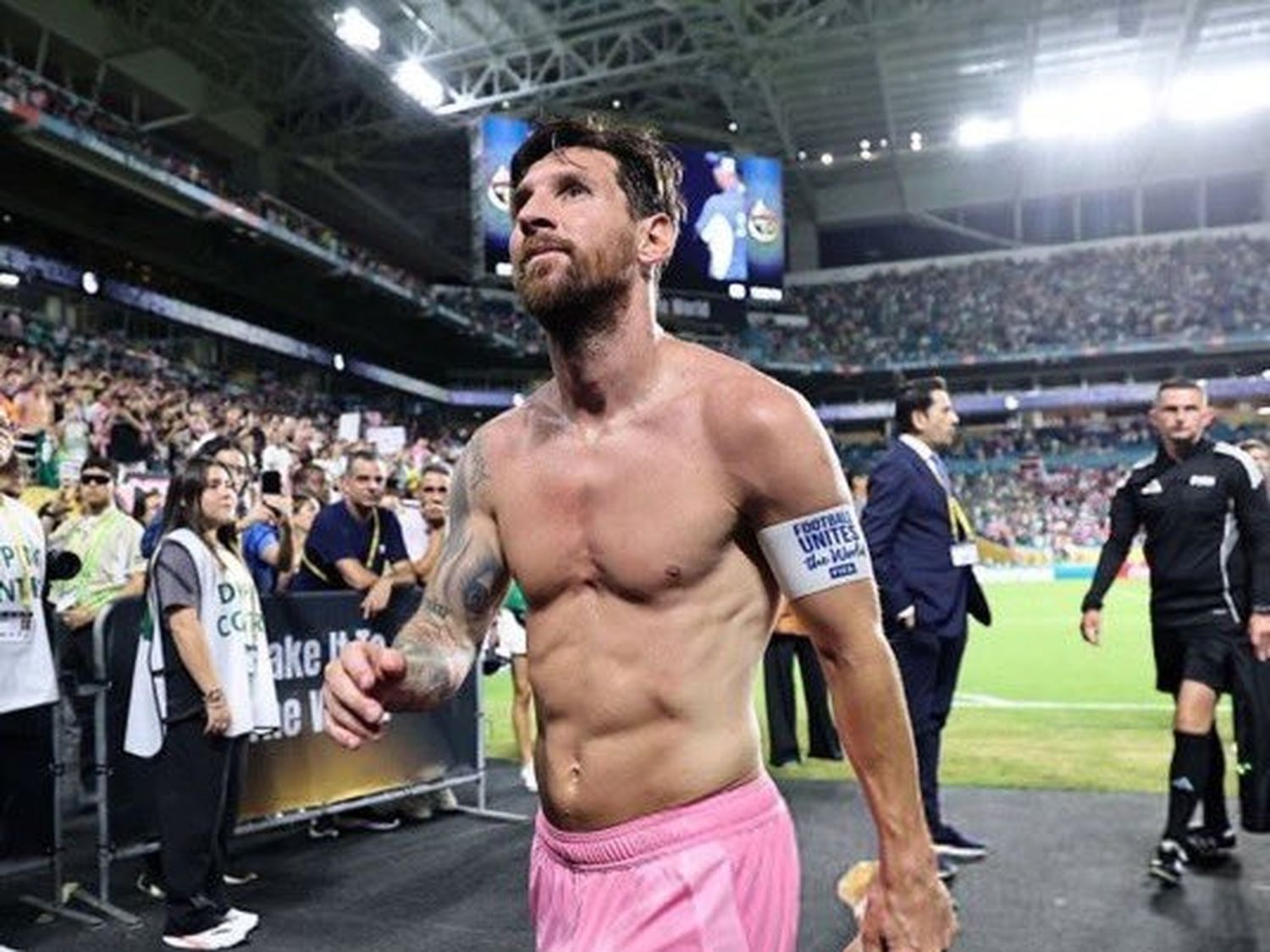 Messi: “Estuvimos a la altura”