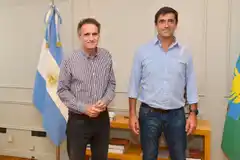 Iparraguirre monitoreó en Provincia los avances de las obras en Tandil