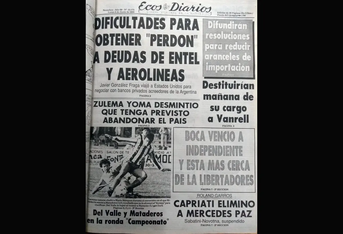 Lunes 4 de Junio de 1990