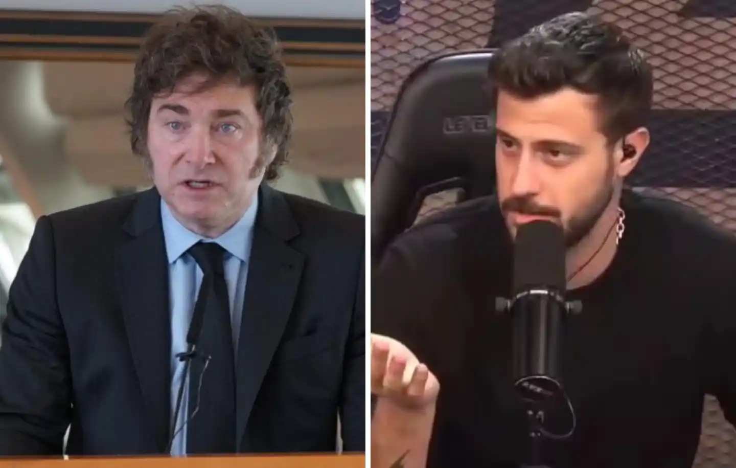 Fuerte cruce entre el presidente y el periodista.