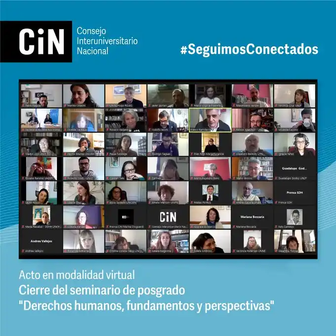 Vicerrectora y coordinadora de DDHH de Unicen en cierre de Posgrado para Docentes Universitarios