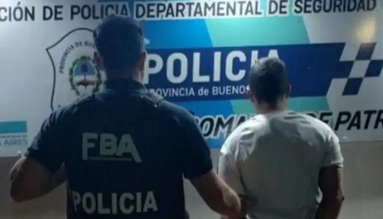 El detenido en Olavarría