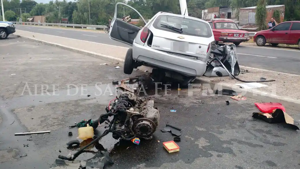 Accidente en Ruta 1 dejó un herido grave