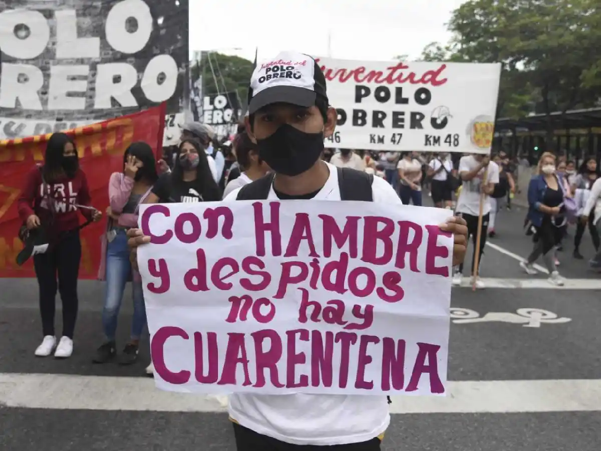 Con la CGT adormecida, los movimientos sociales toman las calles en medio de la pandemia