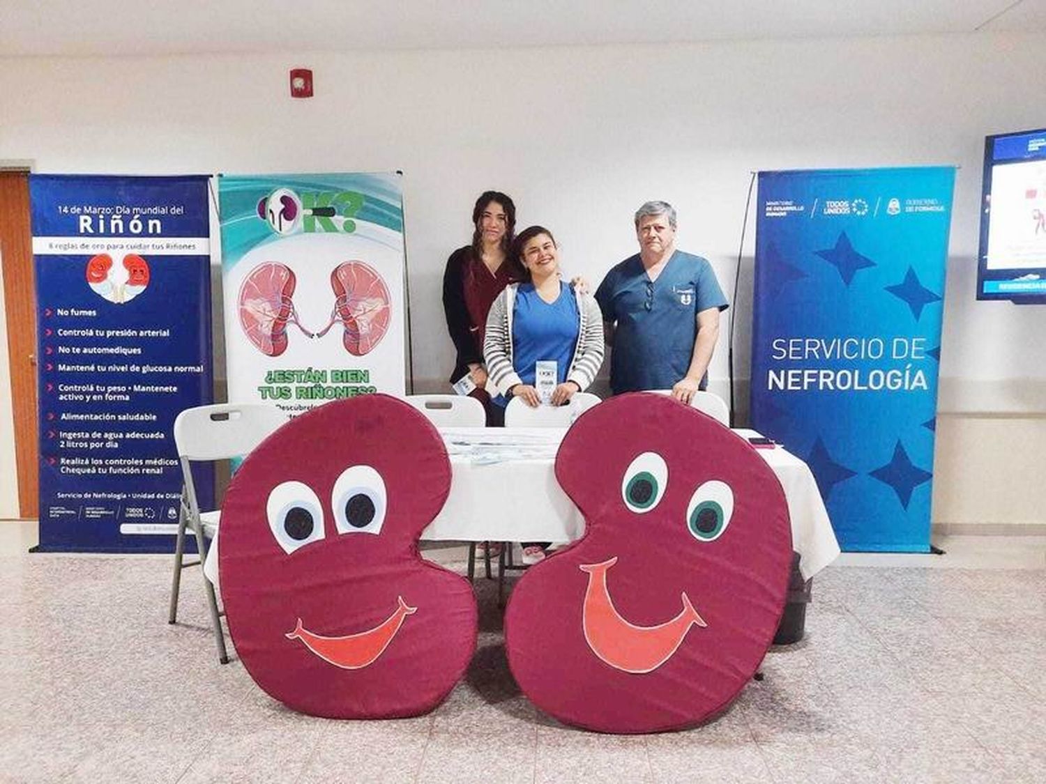 Organizan una serie de actividades para
conmemorar el Día Mundial del Riñón