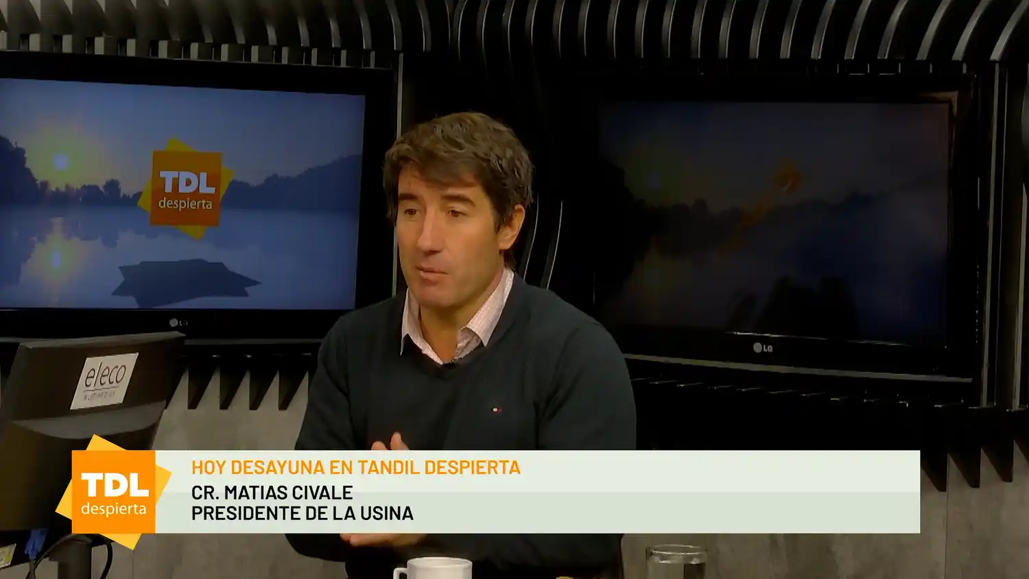 Matias Civale en Tandil Despierta por la 104.1 Tandil FM y ECO TV.