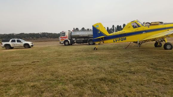 Incendios en zona de islas: Entre Ríos solicitó colaboración a San Pedro para cargar un avión hidrante