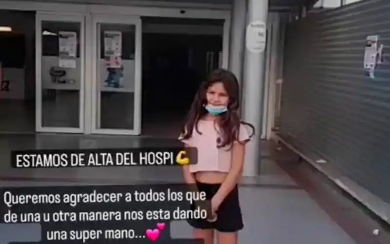 Todos por Uma: la niña recibió el alta y continúa su tratamiento ambulatorio