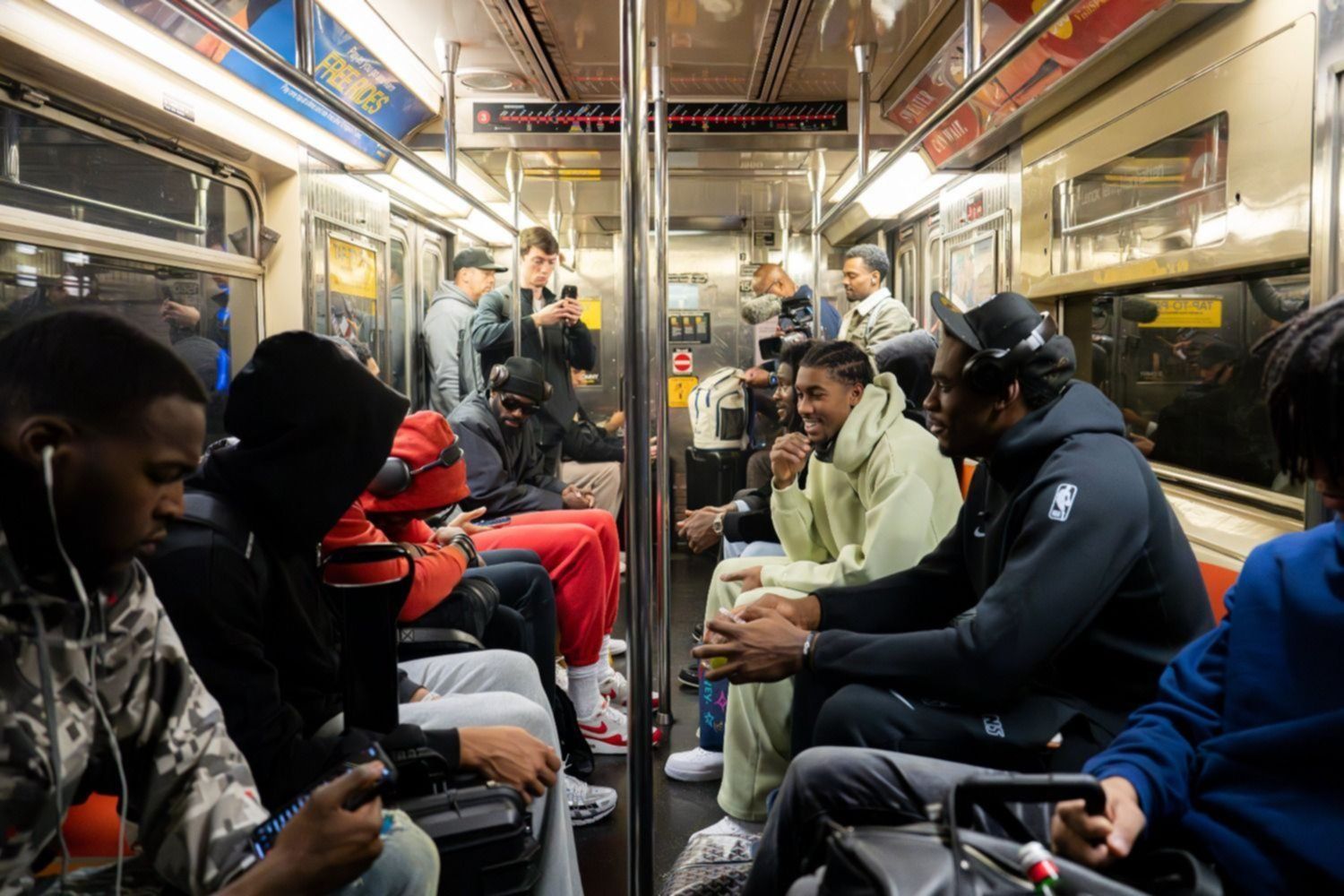 El video que sorprendió a todos: los Pistons fueron a Brooklyn en metro… y ganaron