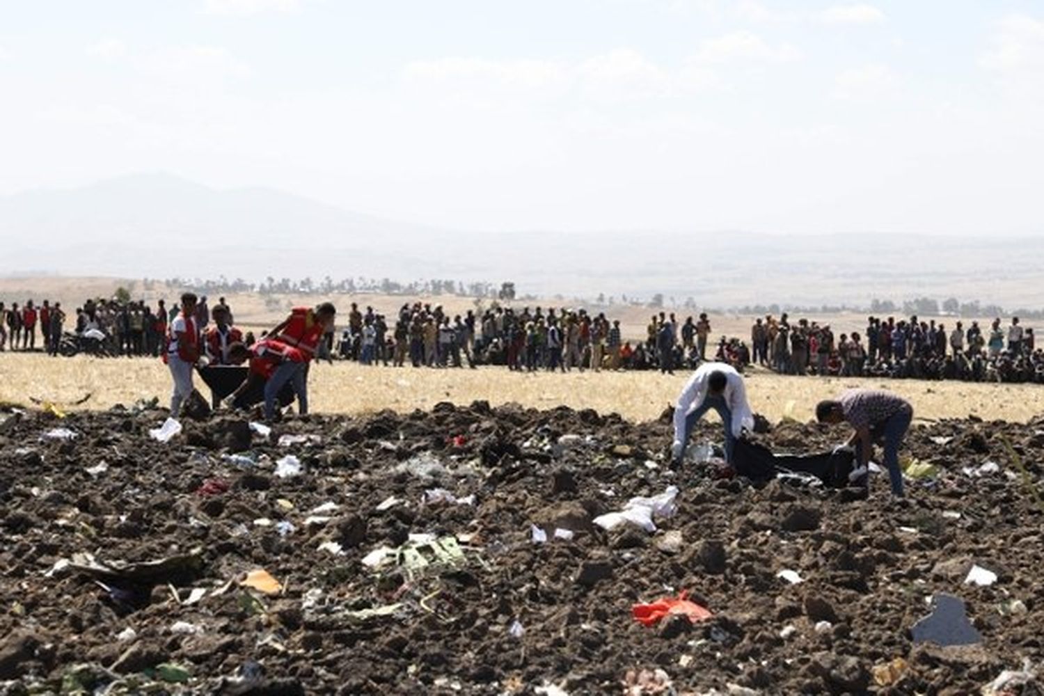 Un Boeing 737 de Ethiopian Airlines se precipitó y murieron los 157 ocupantes