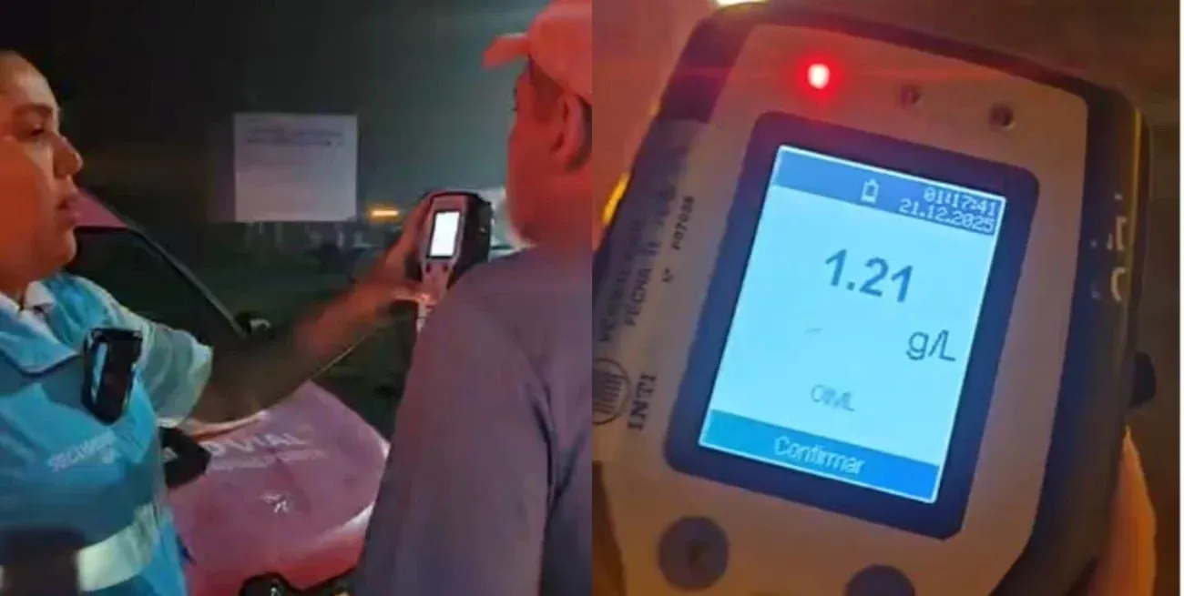 "Tomé vinagre": la insólita excusa de un conductor que dio positivo en el test de alcoholemia