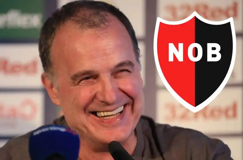 Bielsa dejó un mensaje y le hizo un mimo a Newell’s