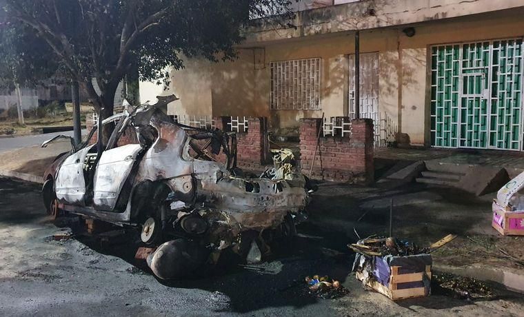 Explotó el tanque de GNC de un auto