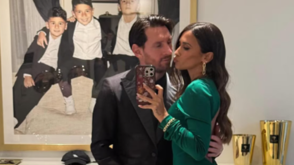 El vestido de Antonela Roccuzzo que deslumbró en el cumpleaños de David Beckham