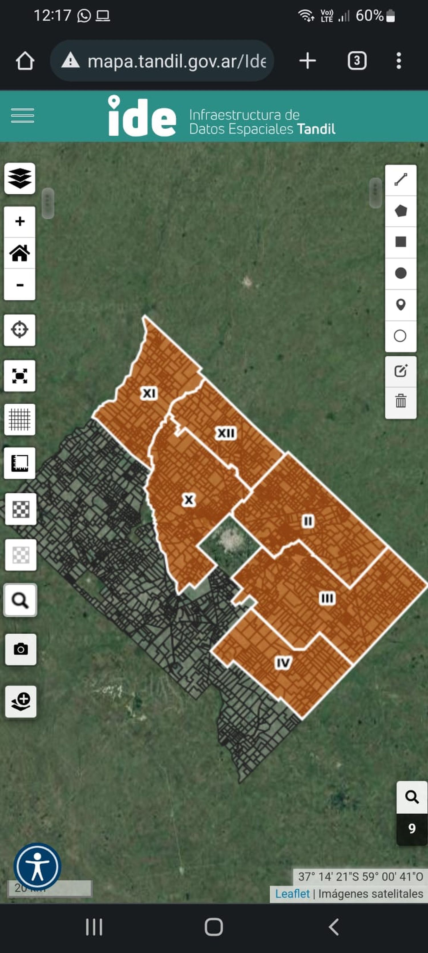 Mapa emergencia agropecuaria